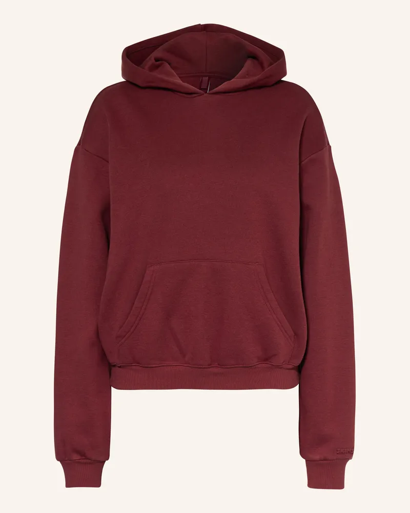 SKIMS Lounge-Hoodie COTTON-FLEECE Merlot
