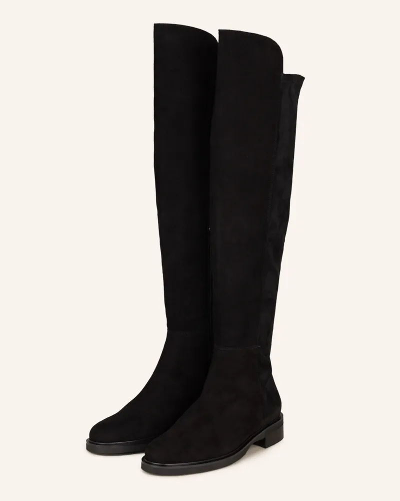 Darling Harbour Overknee-Stiefel schwarz Schwarz