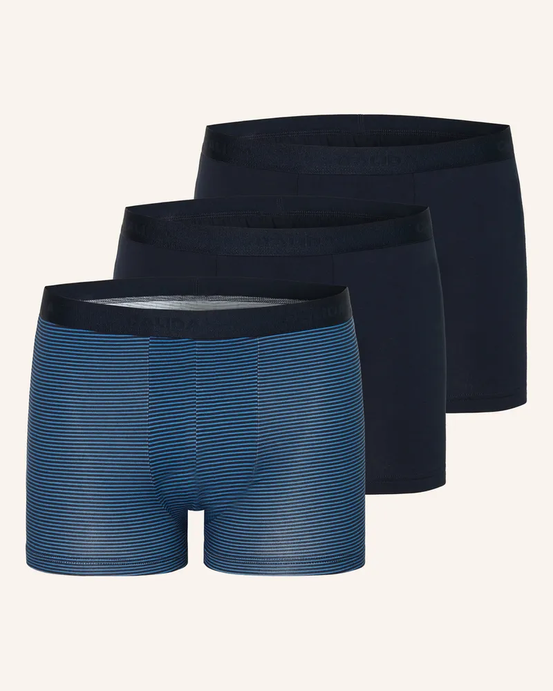 Calida 3er-Pack Boxershorts NATURAL BENEFIT Dunkelblau