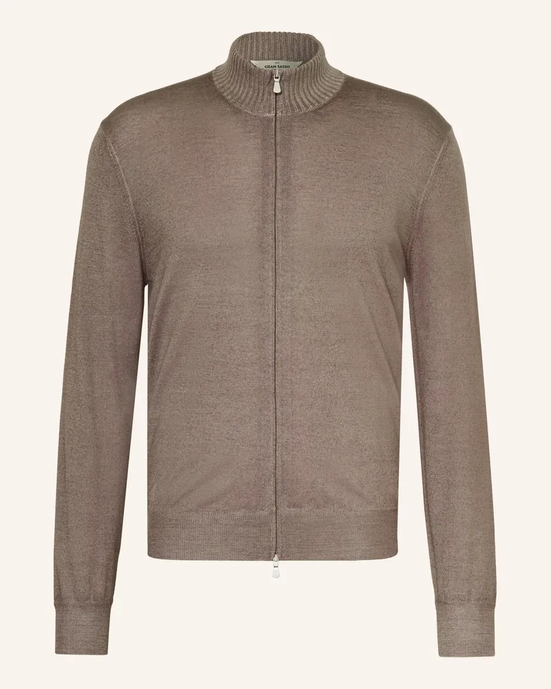 Gran Sasso Strickjacke braun Taupe