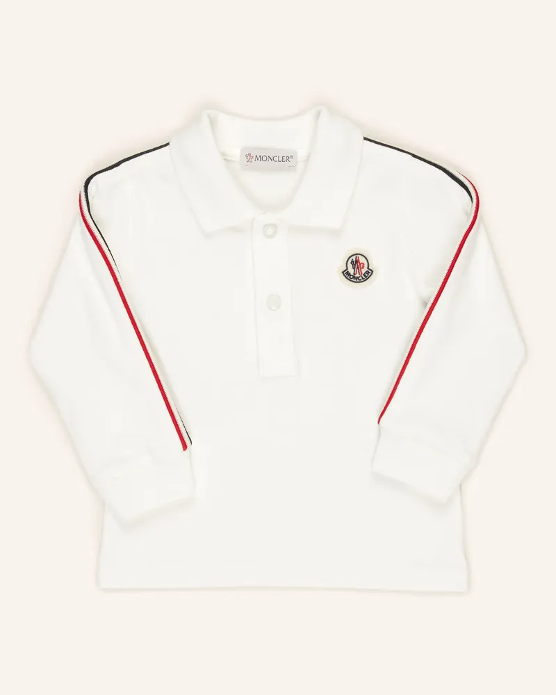 Moncler Piqué-Poloshirt Creme