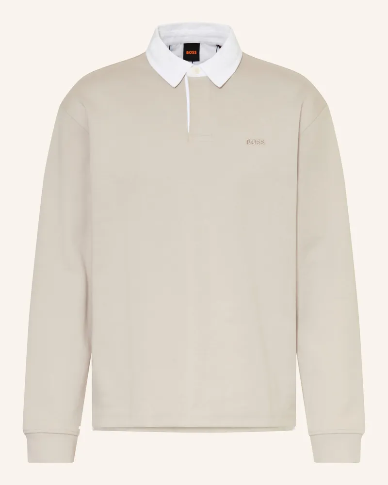 HUGO BOSS Jersey-Poloshirt EXIS Grau