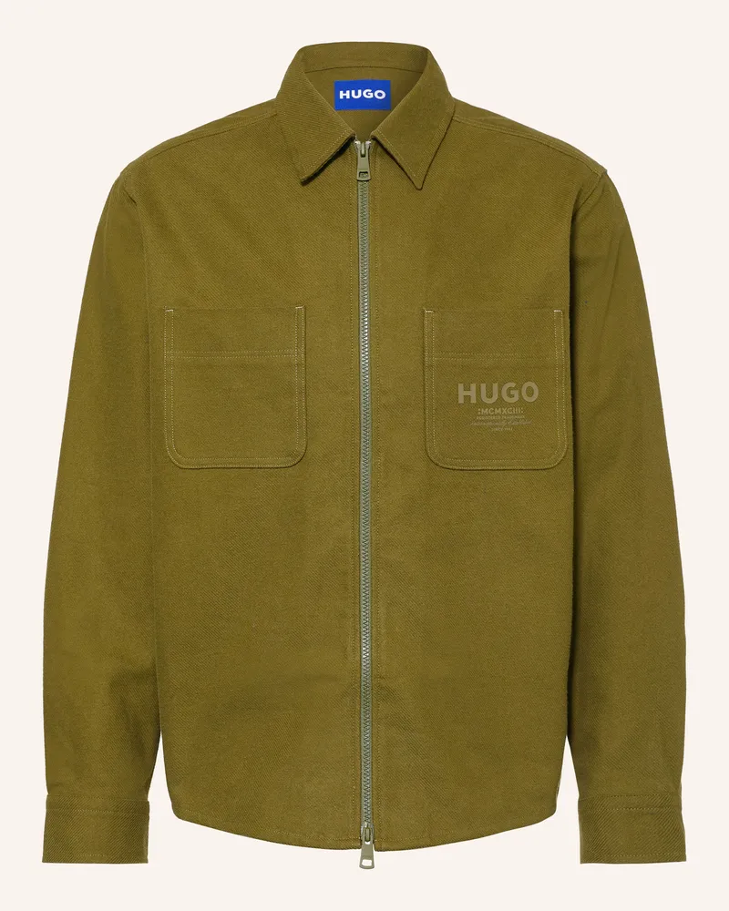 HUGO BOSS Overjacket Eblo gruen Oliv