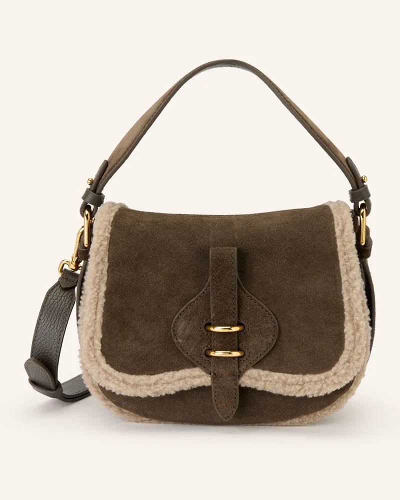 Coccinelle Umhängetasche braun Khaki