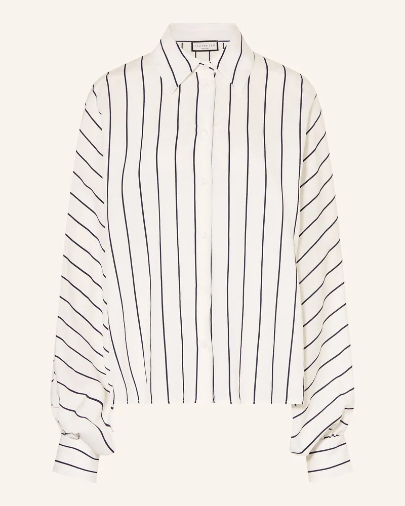 SEM PER LEI Oversized-Hemdbluse Ecru