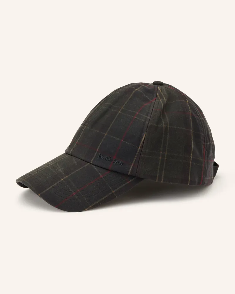 Barbour Cap Haydon gruen Dunkelgrau
