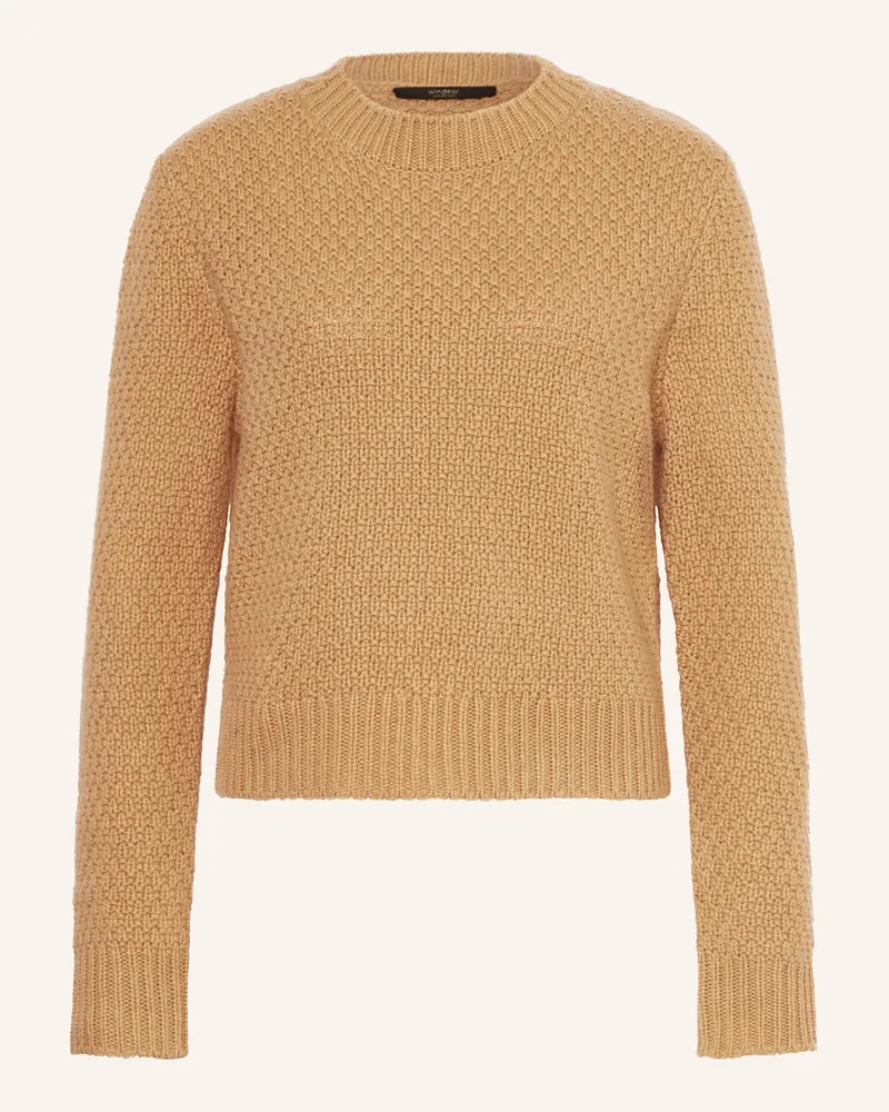 windsor. Cashmere-Pullover Cognac