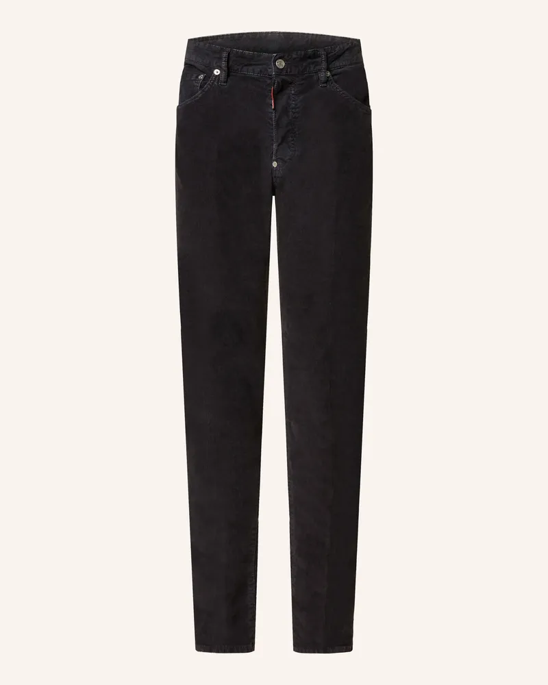 Dsquared2 Cordhose Extra Slim Fit Schwarz
