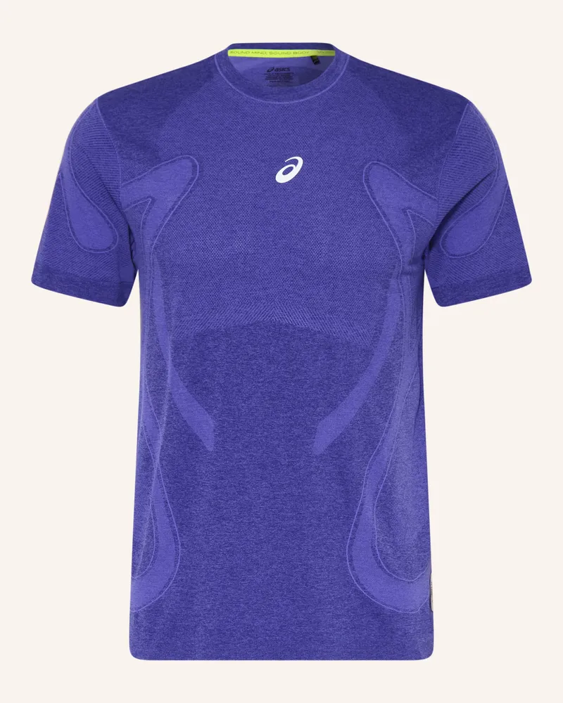 Asics Laufshirt ROAD SEAMLESS SS Blau