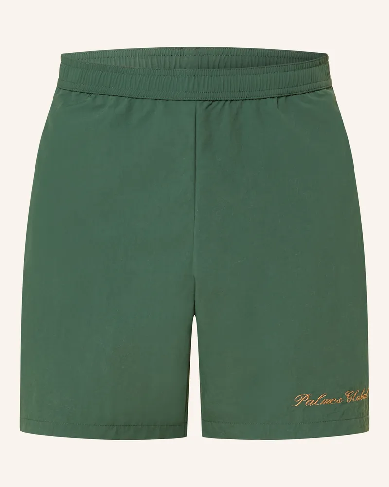 Palmes Shorts Global gruen Dunkelgrün
