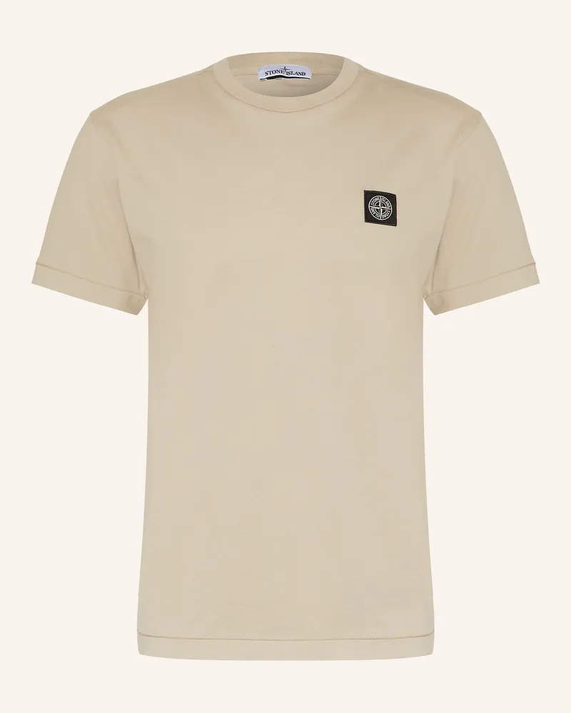 Stone Island T-Shirt Hellbraun