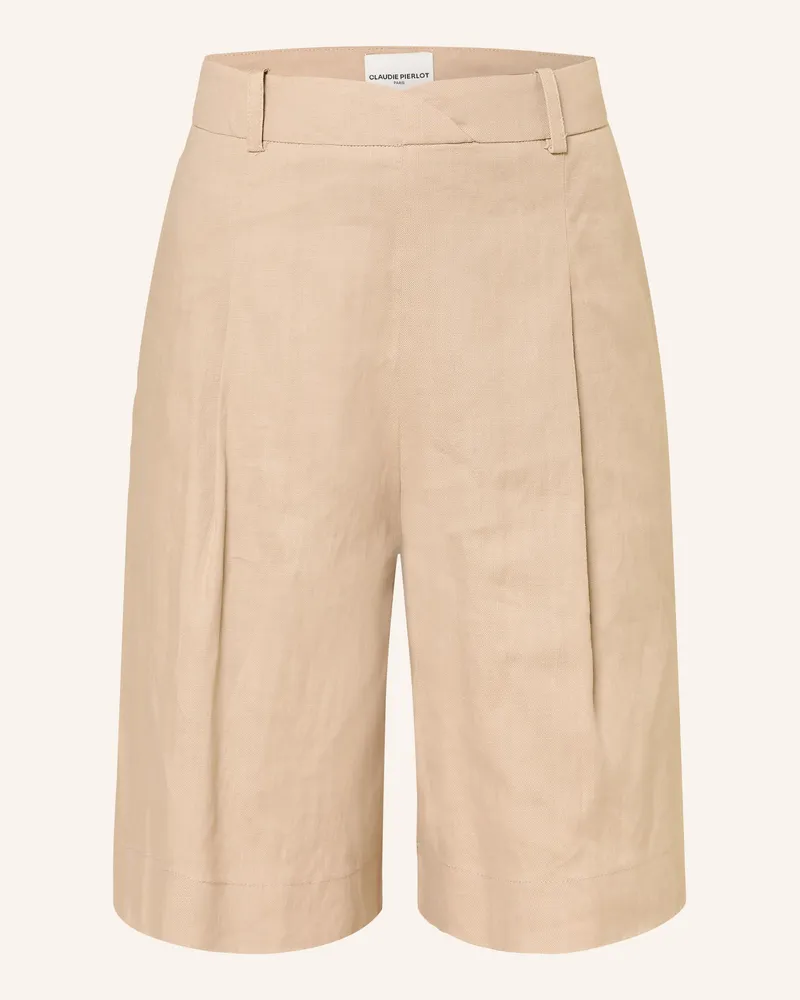 Claudie Pierlot Bermudas Mit Leinen beige Beige