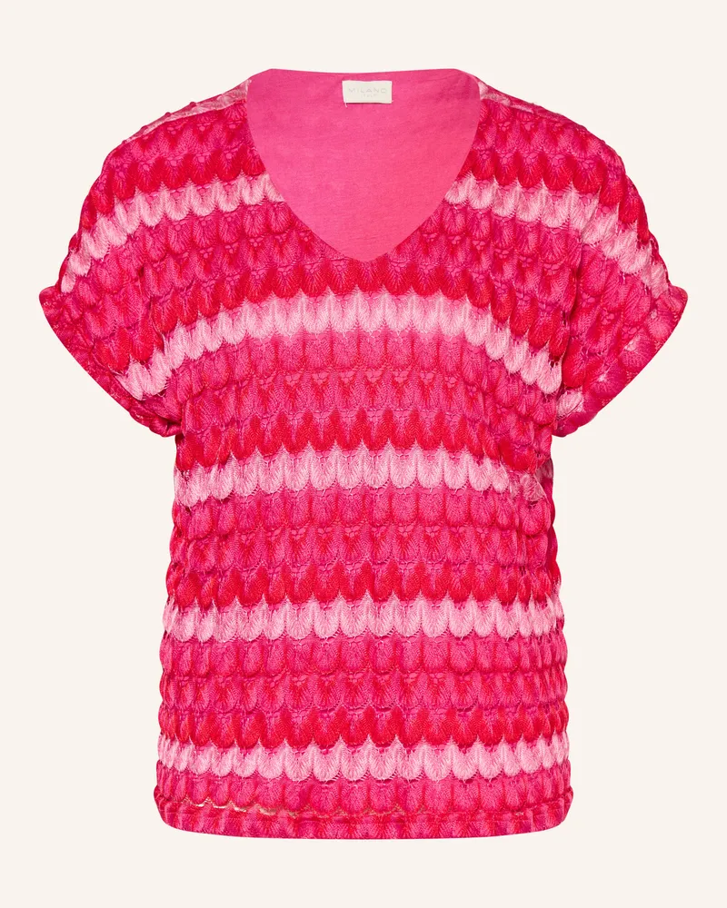Milano Italy Häkelshirt pink Fuchsia