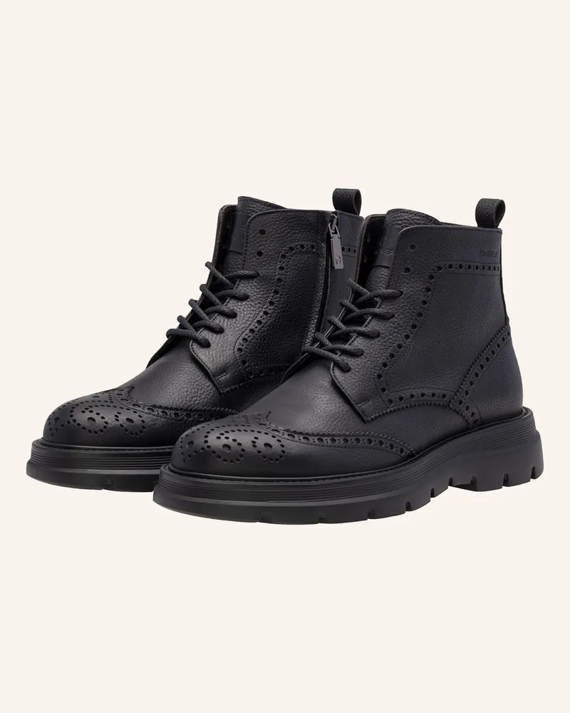 Aigner Schnürstiefel Adam 3a schwarz Schwarz