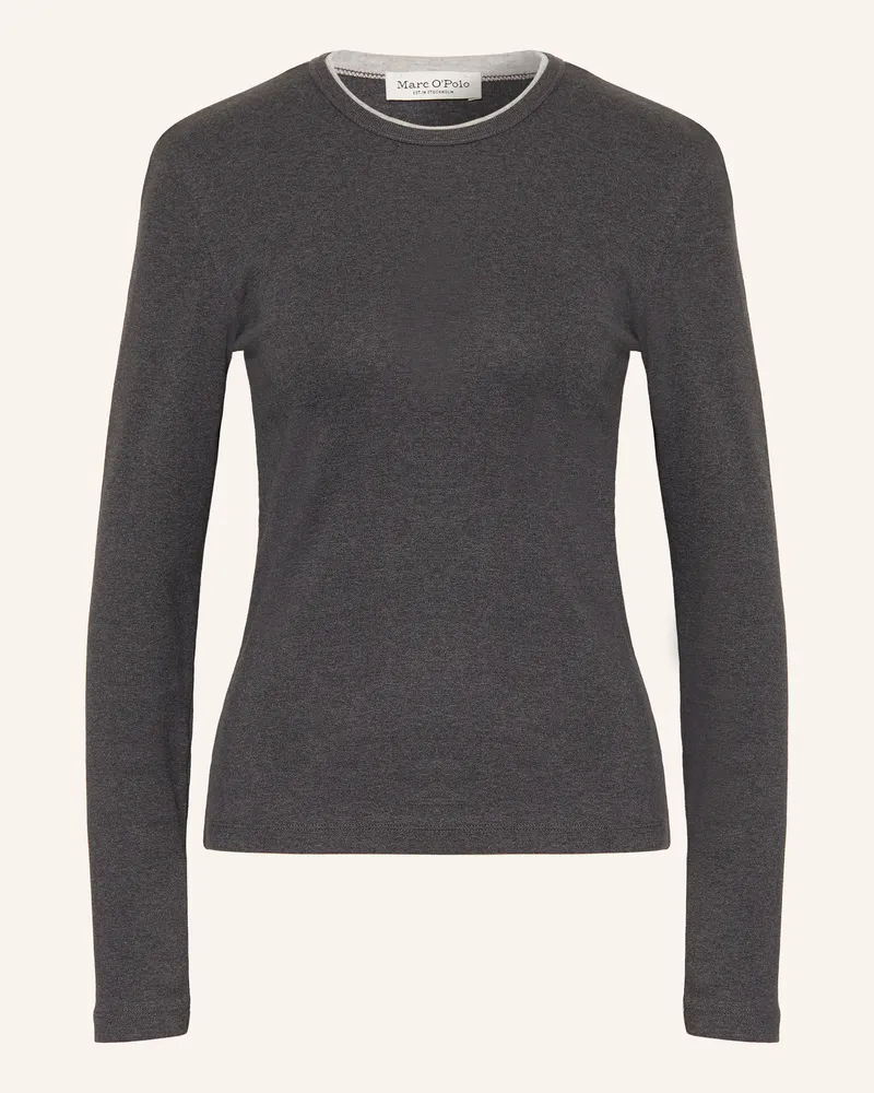 Marc O'Polo Longsleeve grau Dunkelgrau