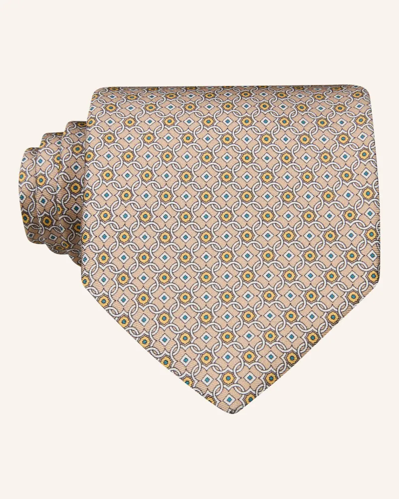 Eton Krawatte beige Hellbraun