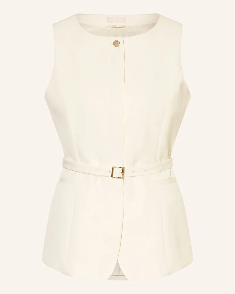 Liu Jo Blazerweste weiss Ecru