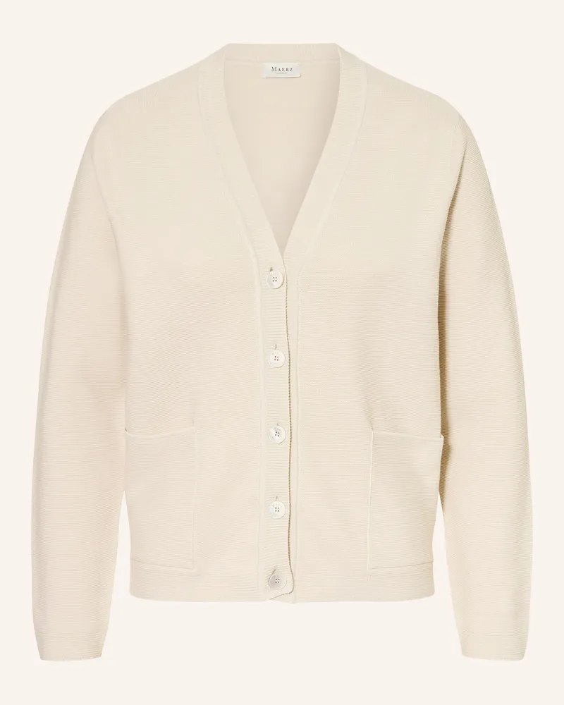 Maerz Strickjacke weiss Beige