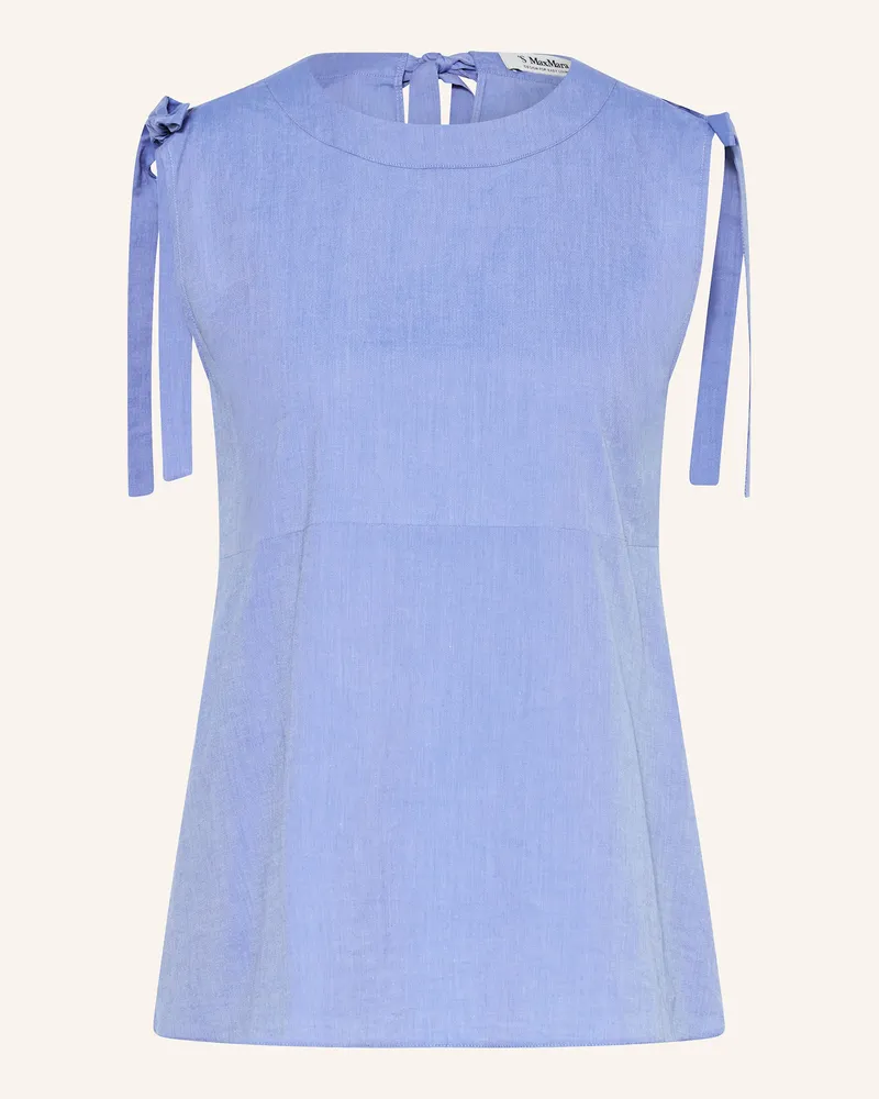 Max Mara Top ELEONORA Hellblau