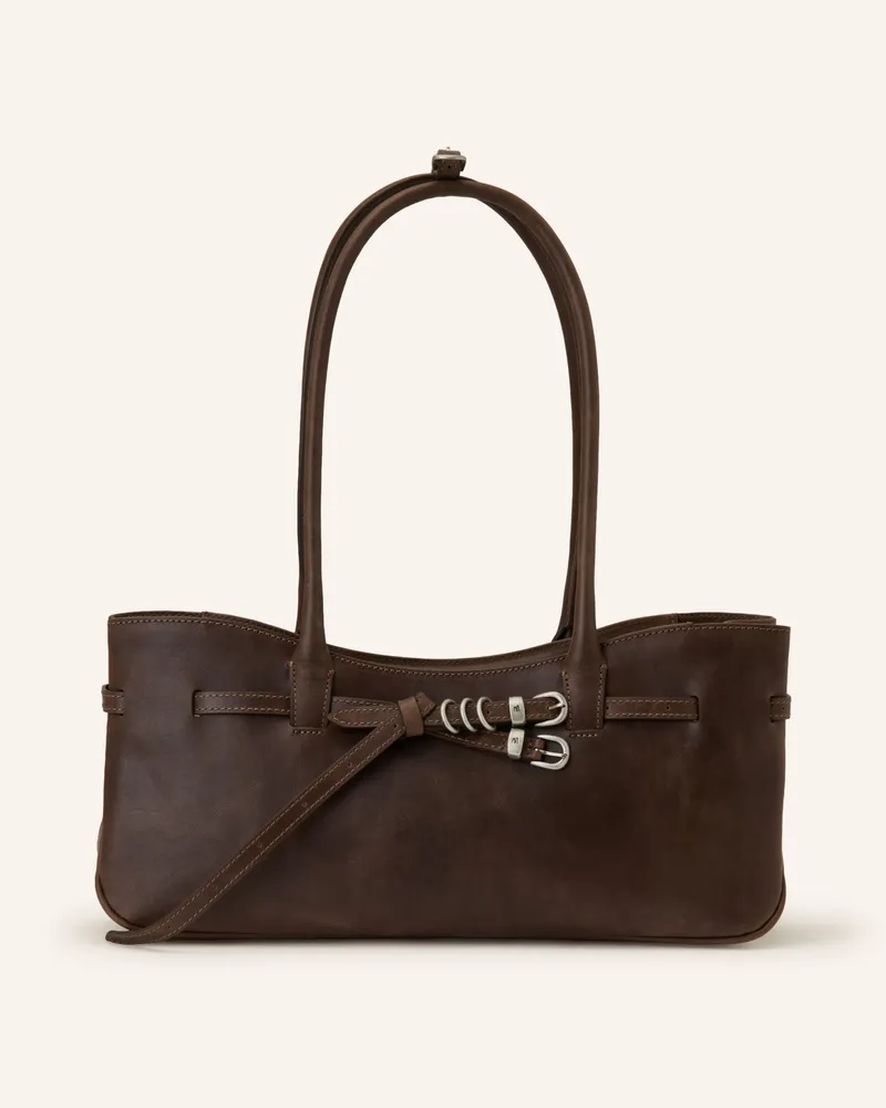 Marge Sherwood Schultertasche Grandma Used braun Dunkelbraun