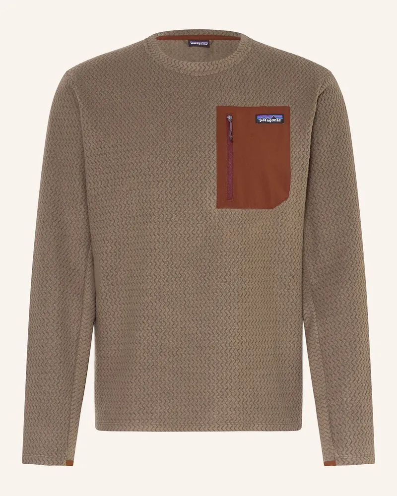 Patagonia Fleecepullover R1® AIR Braun