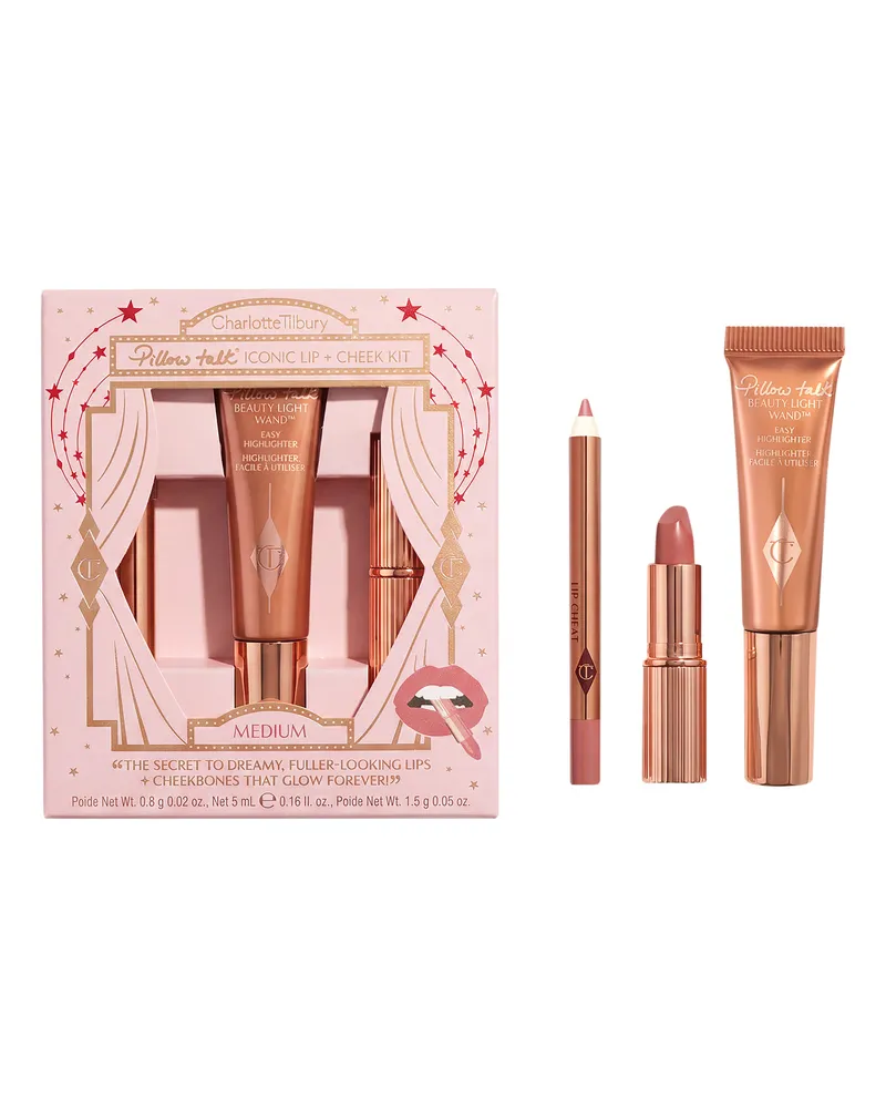 Charlotte Tilbury Pillow Talk Iconic Lip + Cheek Kit Medium Make-up Set N