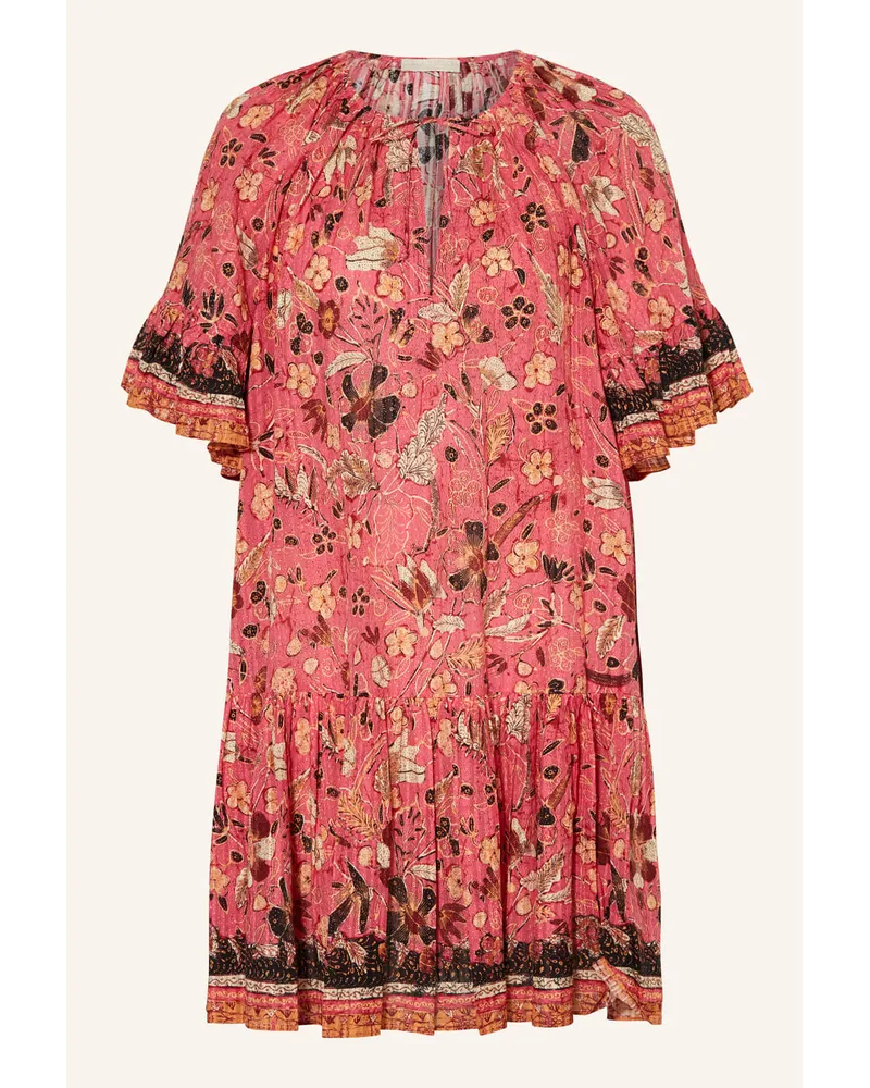 Ulla Johnson Kleid MALIE mit Volants Pink