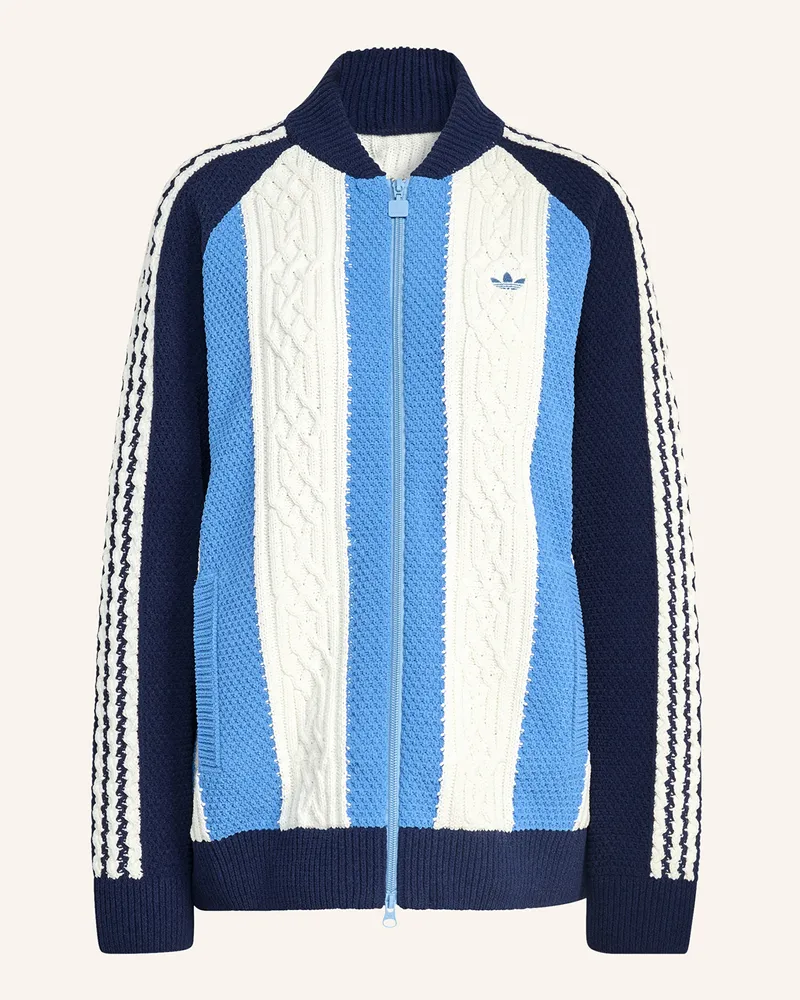 adidas Strickjacke ARCHIVE CUTLINE KNIT Dunkelblau