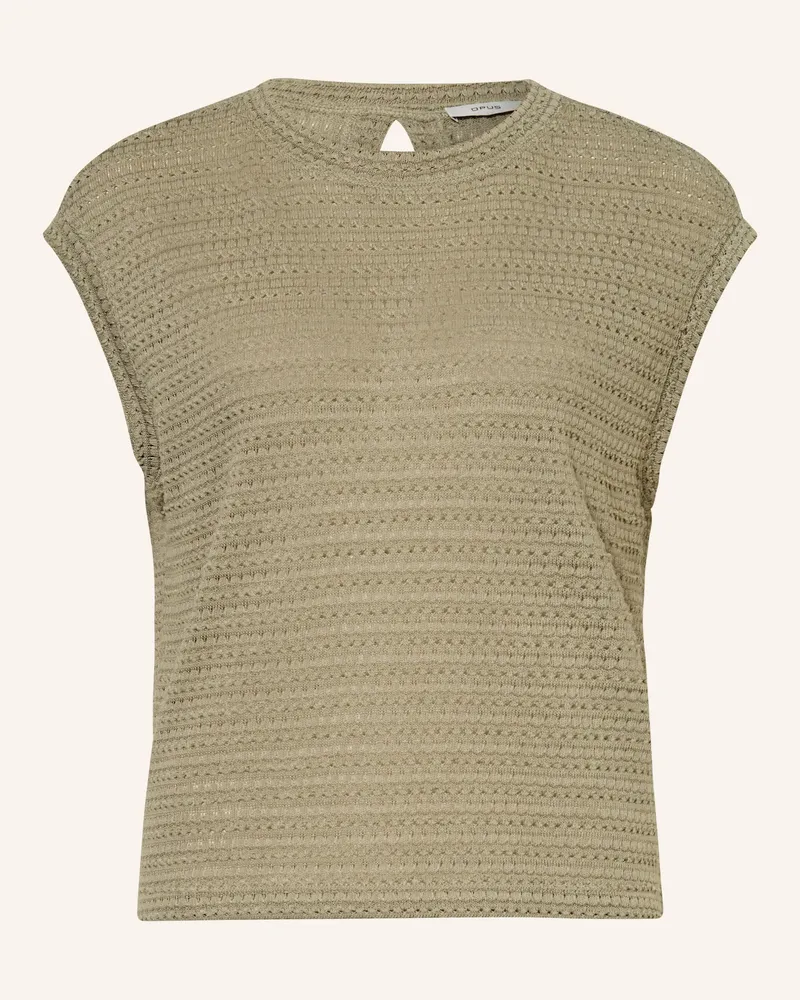 OPUS Stricktop Spunki gruen Oliv