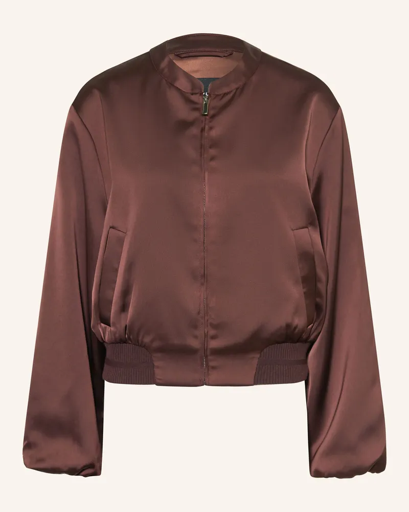 OPUS Satinblouson JUPITA Dunkelrot