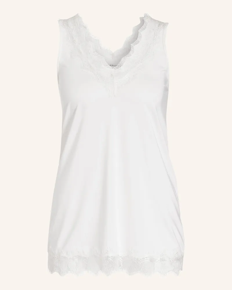 Rosemunde Top Billie Mit Spitze weiss Creme