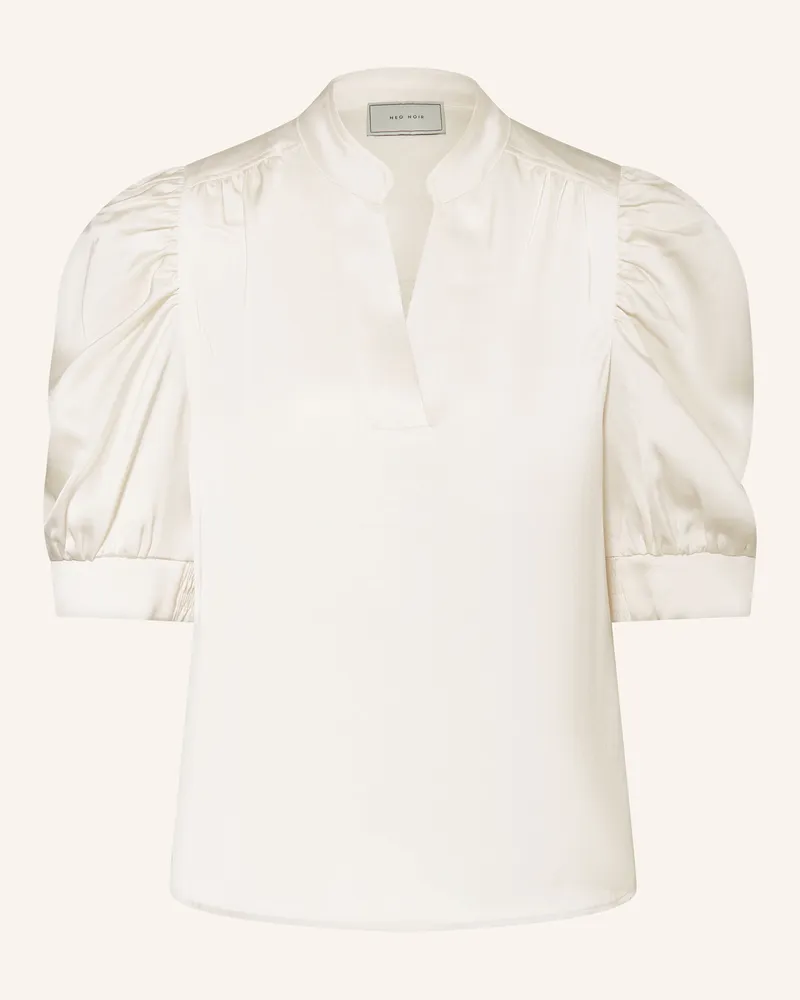 Neo Noir Blusenshirt ROELLA aus Satin Ecru
