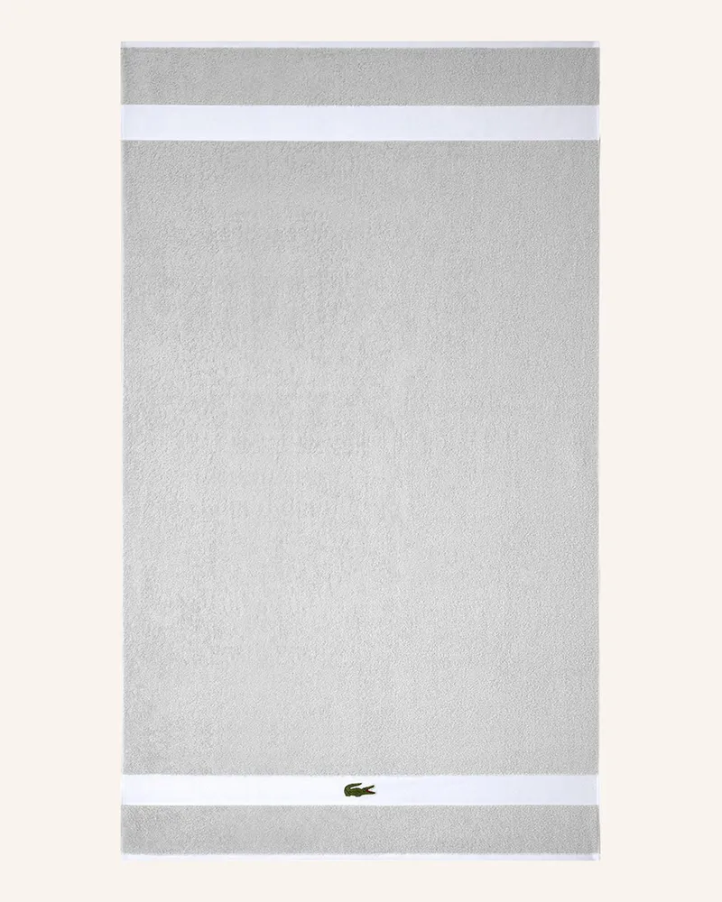 Lacoste Badetuch Lcasual silber Hellgrau