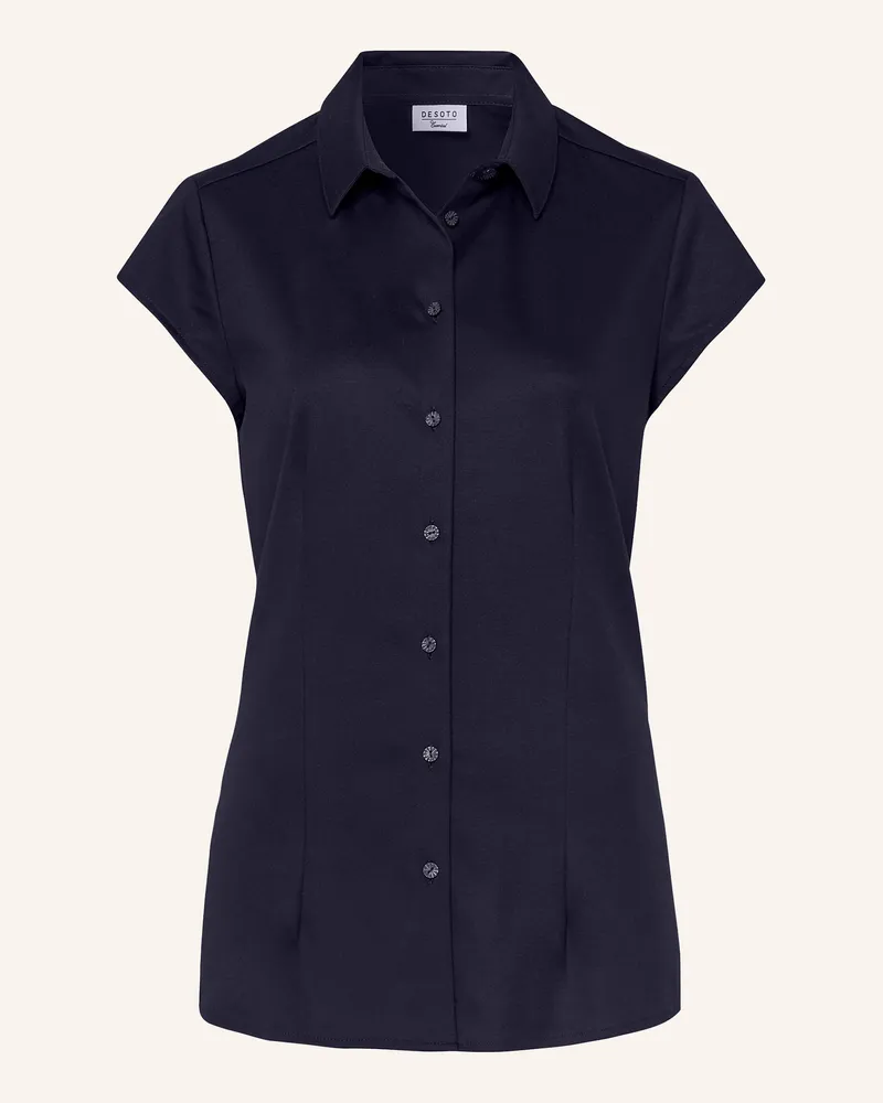 DESOTO Hemdbluse Pia blau Dunkelblau