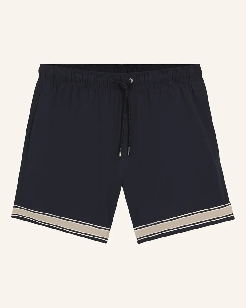HUGO BOSS Badeshort Resort_Tape_Trunks blau Dunkelblau
