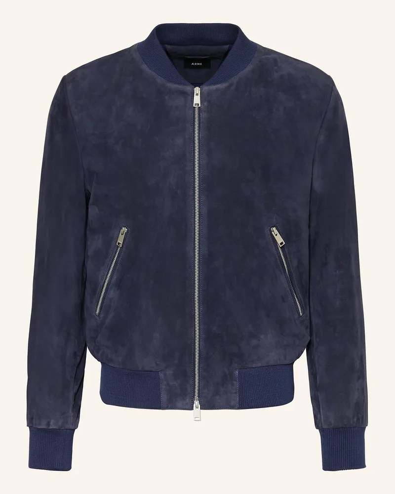 Arma Lederblouson DIDIER Dunkelblau