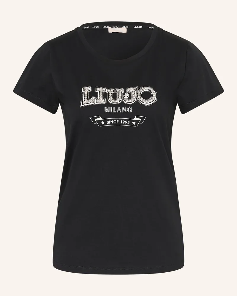 Liu Jo T-Shirt Mit Schmucksteinen schwarz Schwarz
