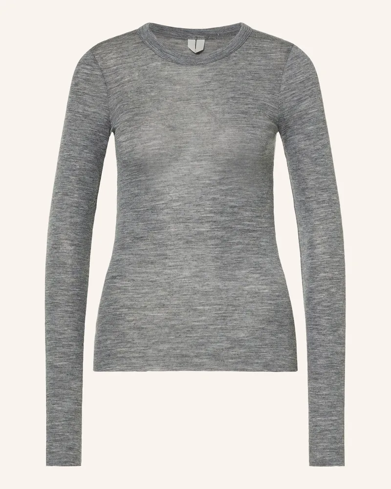 Arket Longsleeve grau Dunkelgrau