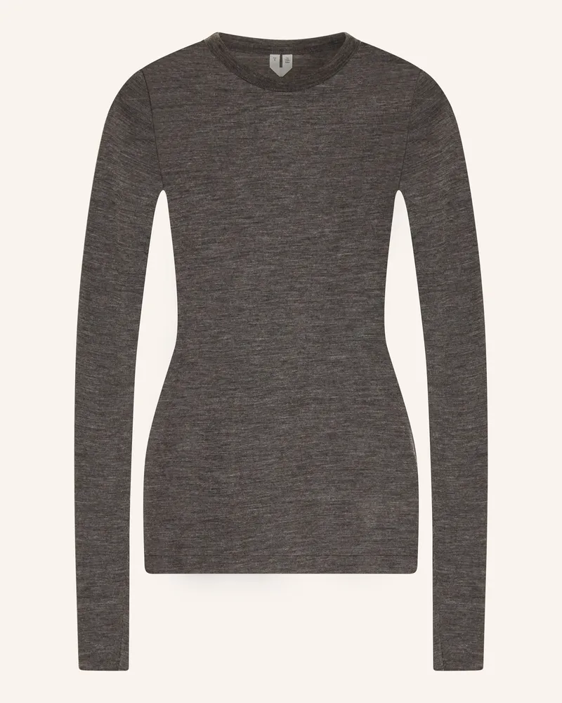 Arket Longsleeve grau Dunkelgrau