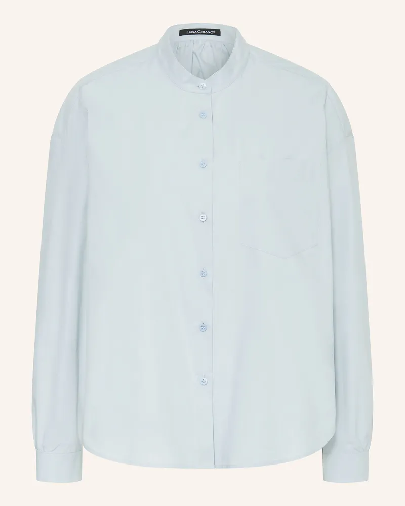 Luisa Cerano Blusenshirt Blaugrau