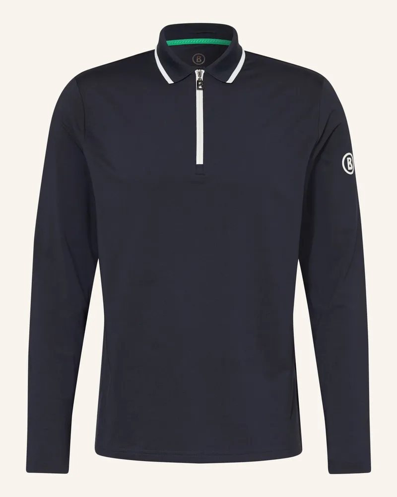 Bogner Jersey-Poloshirt Jonah blau Dunkelblau