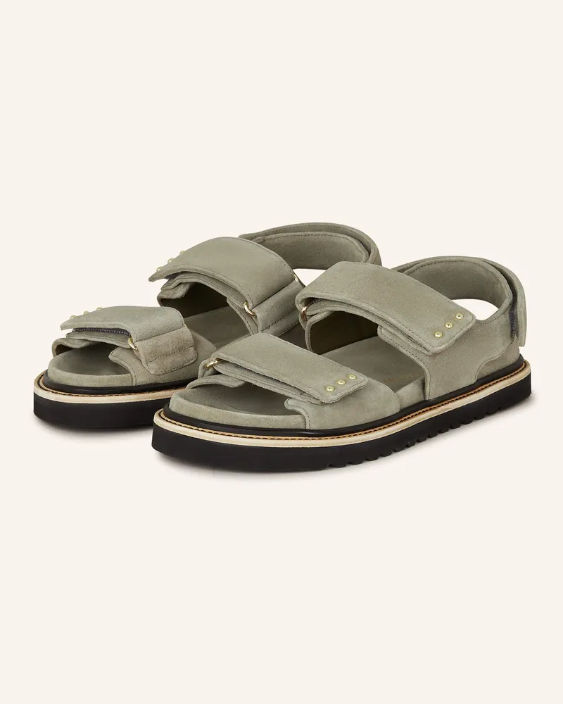 Dorothee Schumacher Pantoletten SUEDE SENSATION mit Nieten Mint