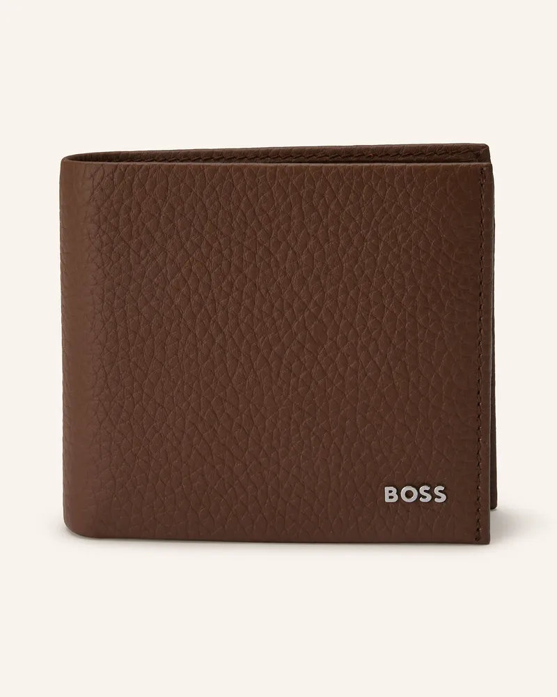 HUGO BOSS Geldbörse NEW CROSSTOWN Braun