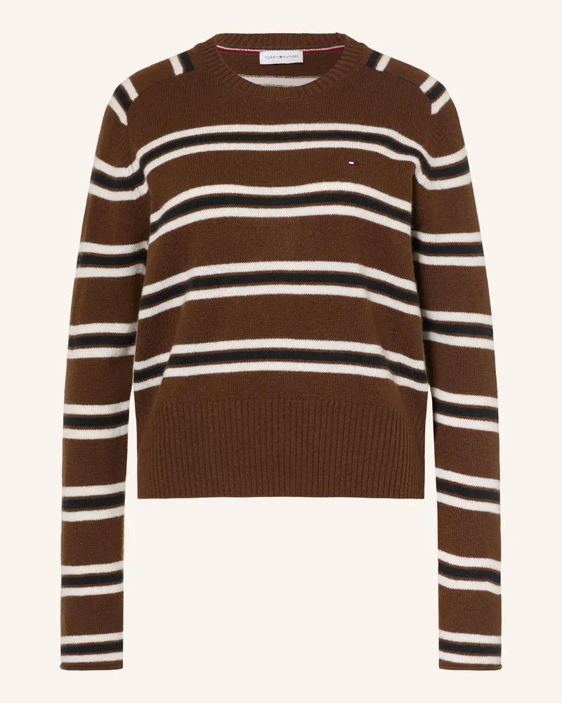 Tommy Hilfiger Pullover braun Dunkelbraun