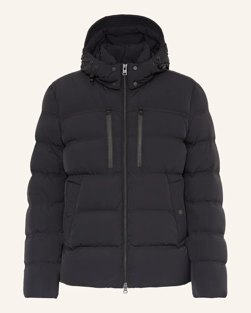 Woolrich Daunenjacke mit abnehmbarer Kapuze Schwarz