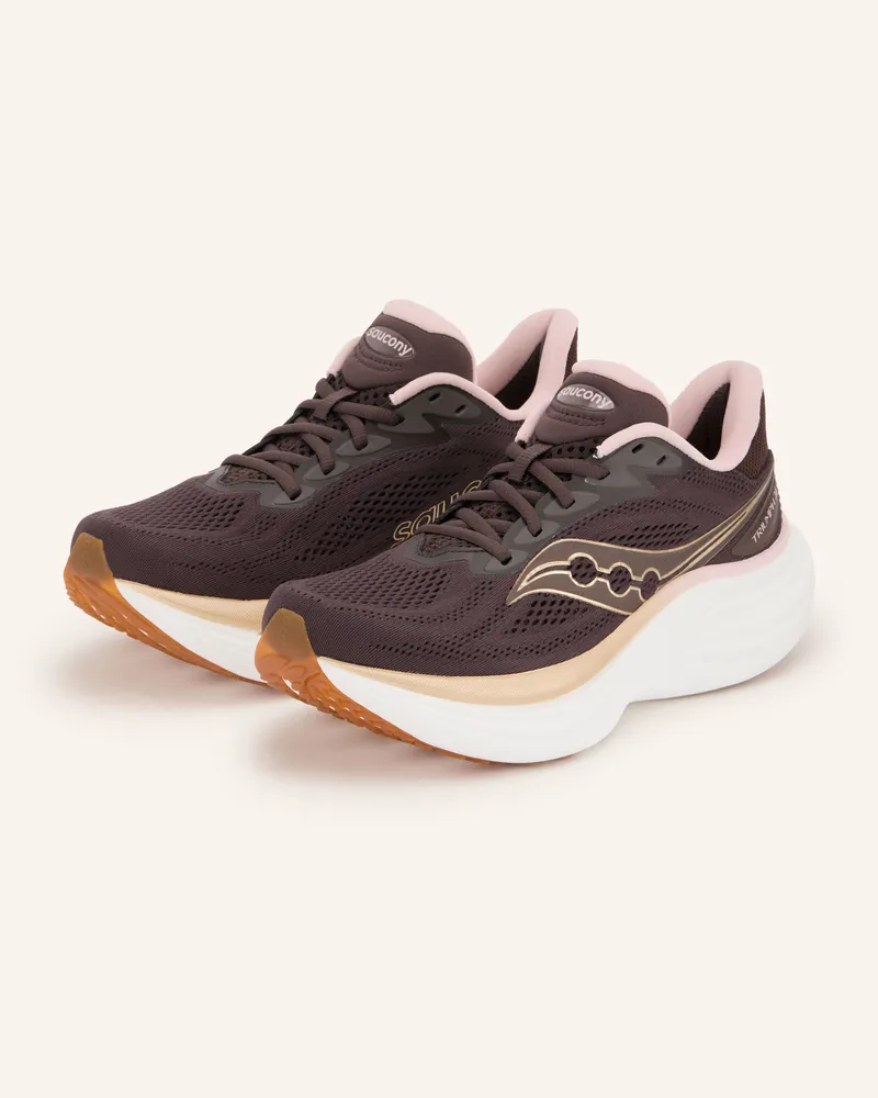 Saucony Laufschuhe Triumph 24 braun Dunkelbraun