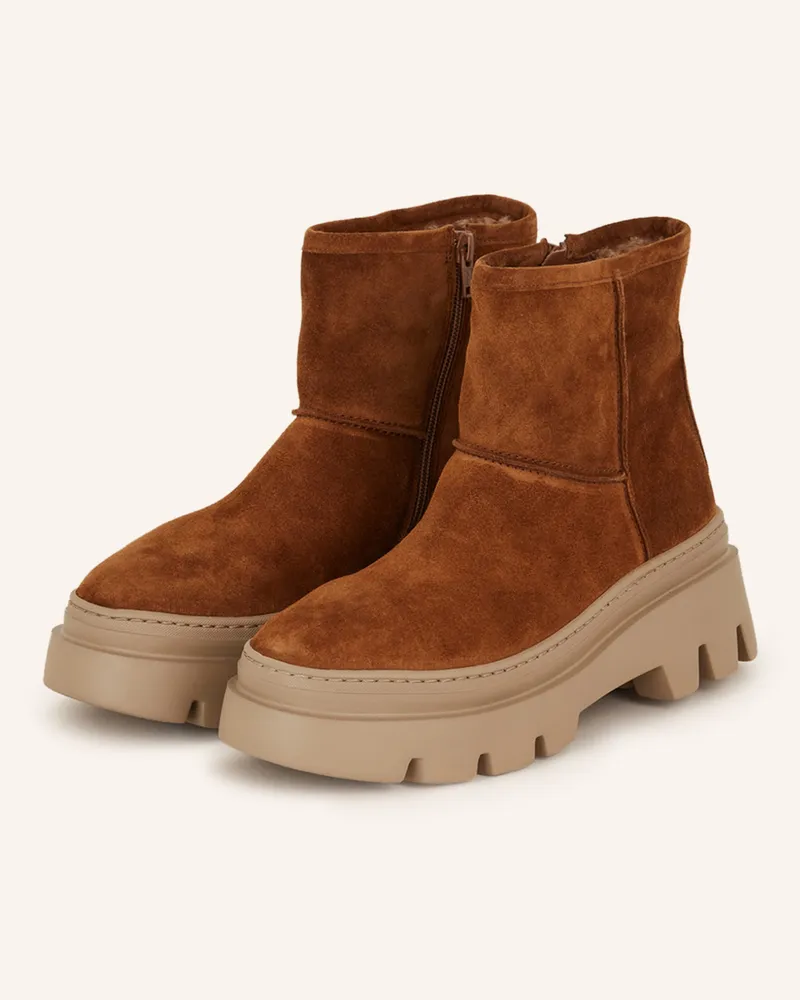 paul green Stiefeletten Braun
