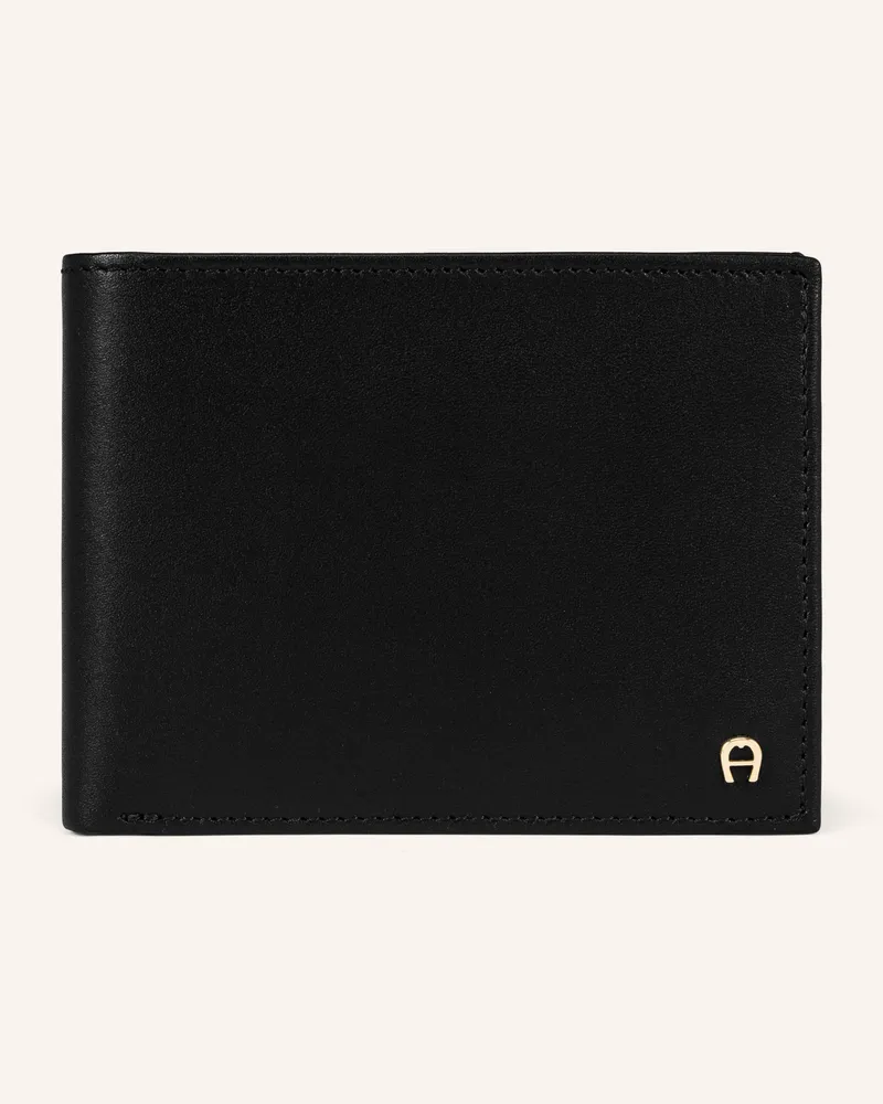 Aigner Geldbörse Basics schwarz Schwarz
