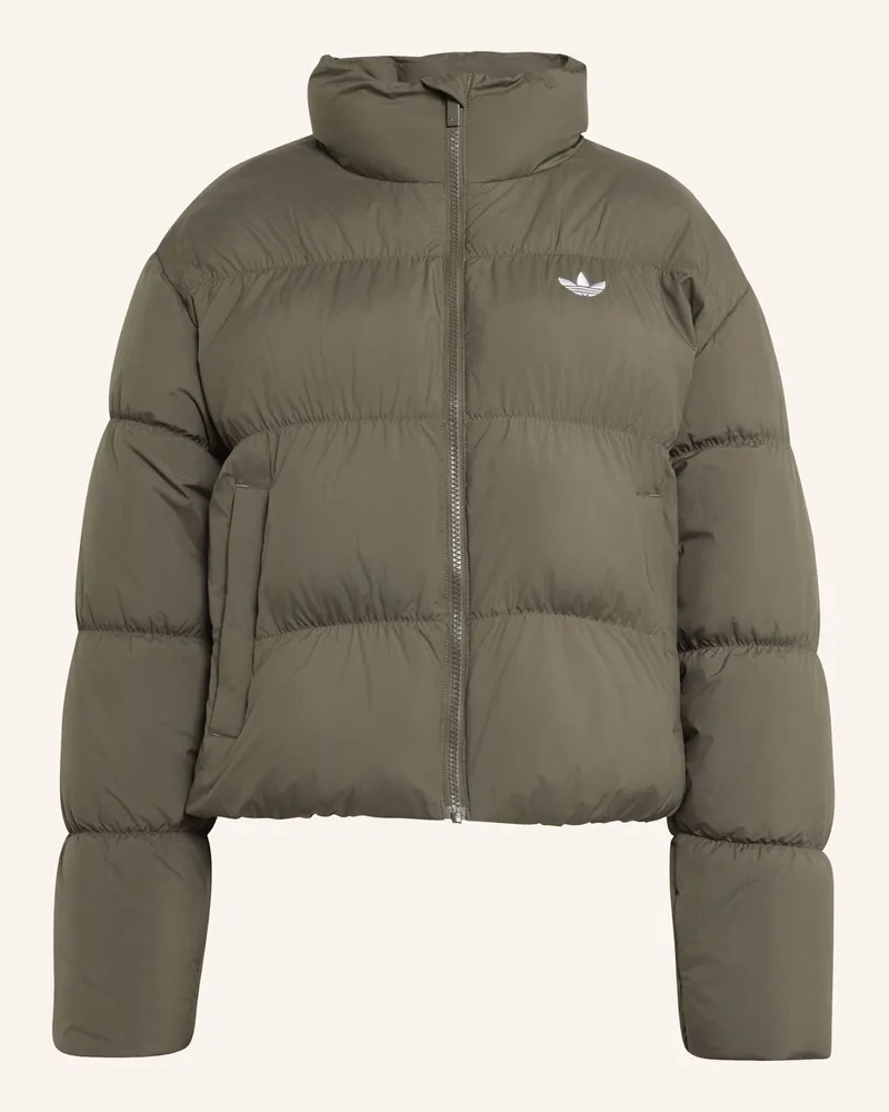 adidas Jacke, Gefüttert, Kurzer Schnitt braun Braun