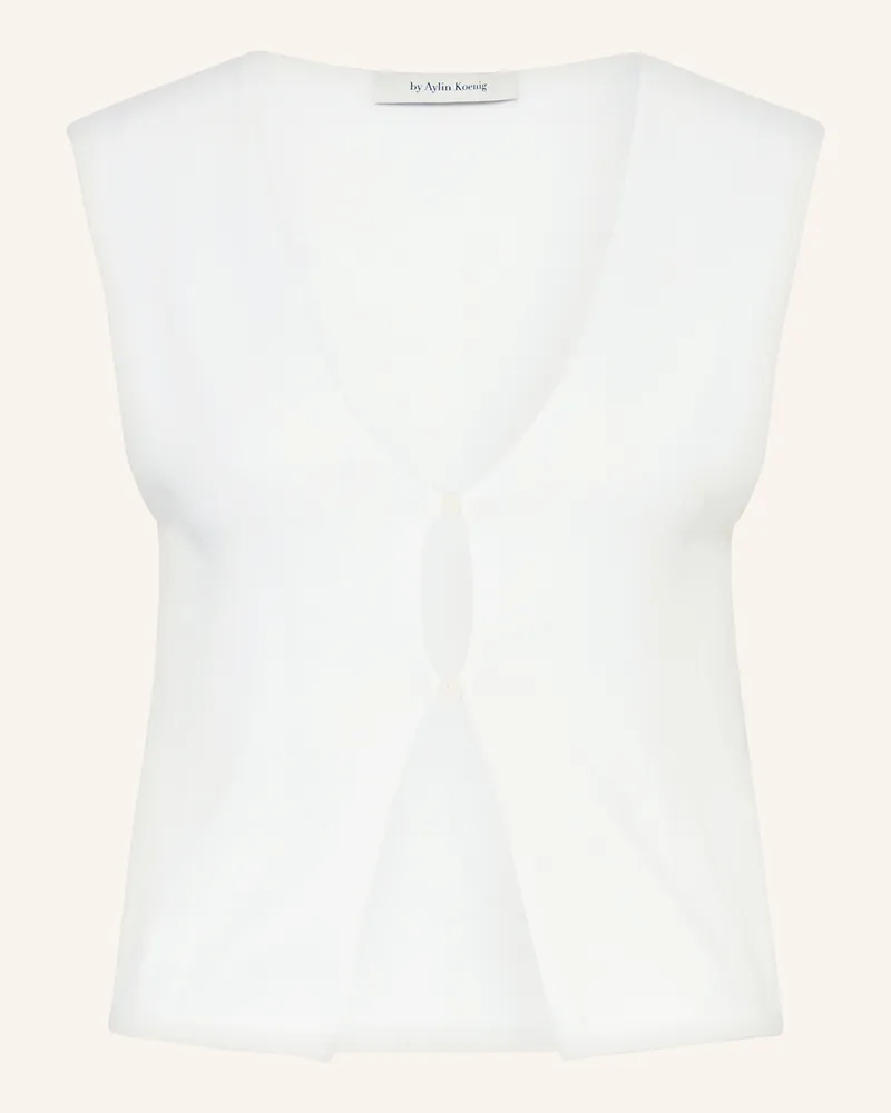 by Aylin Koenig Stricktop Heidi weiss Ecru